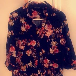 Button down cotton blouse